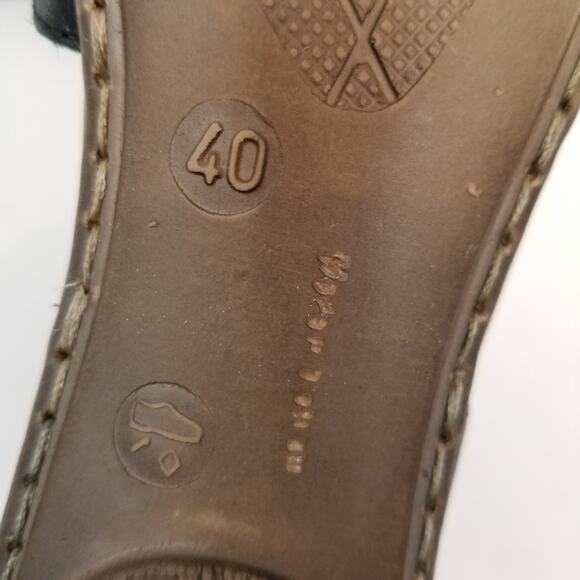 Rieker Antistress Women's Black Gray Mary Jane Leather Comfort Shoes Size 40 - Picture 11 of 12